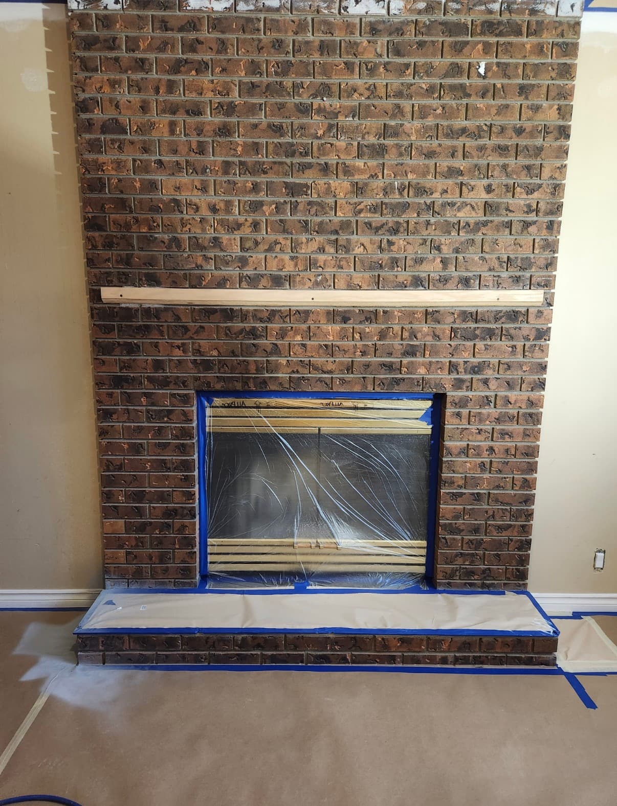 Before — Fireplace Transformation