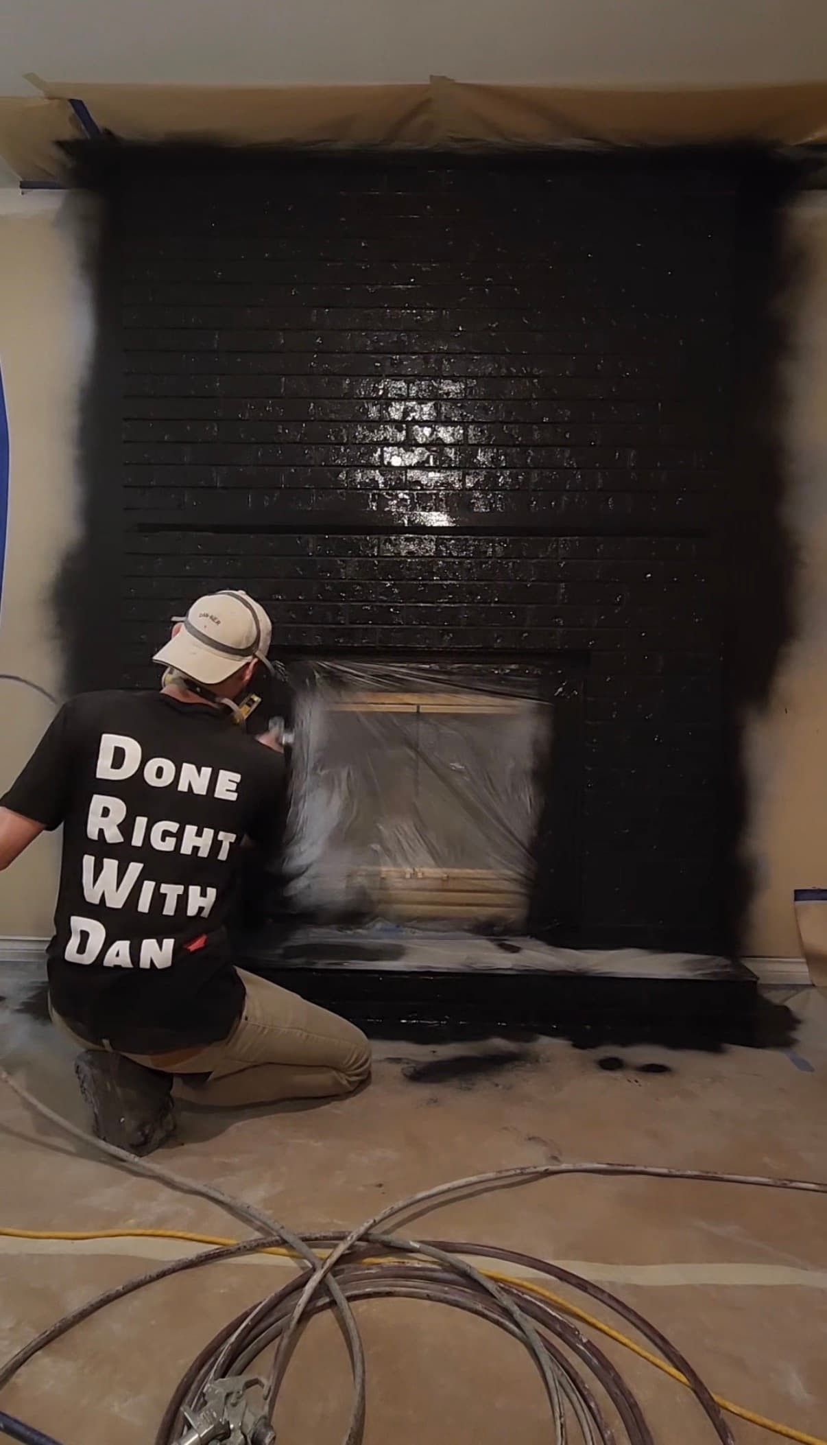 During — Fireplace Transformation